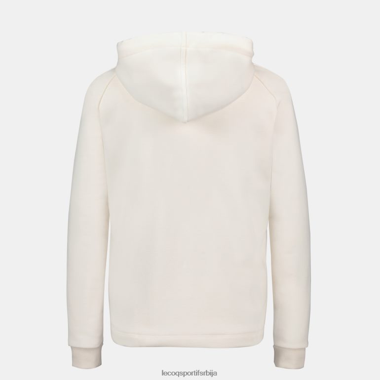 Жене Le Coq Sportif дуксерица са капуљачом и белим патентним затварачем одећу LVZN2D309