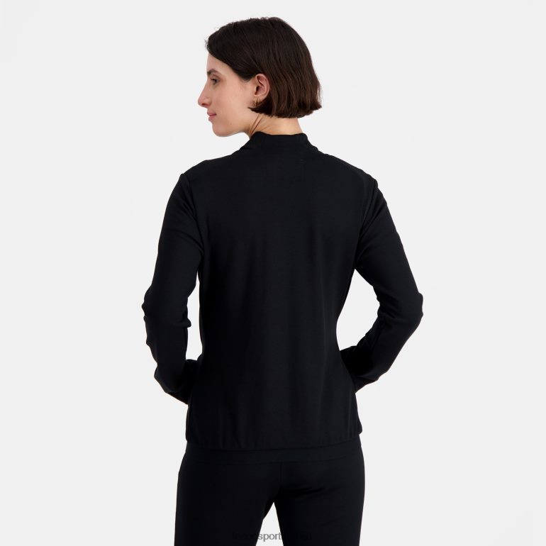 Жене Le Coq Sportif дуксерица црна одећу LVZN2D314