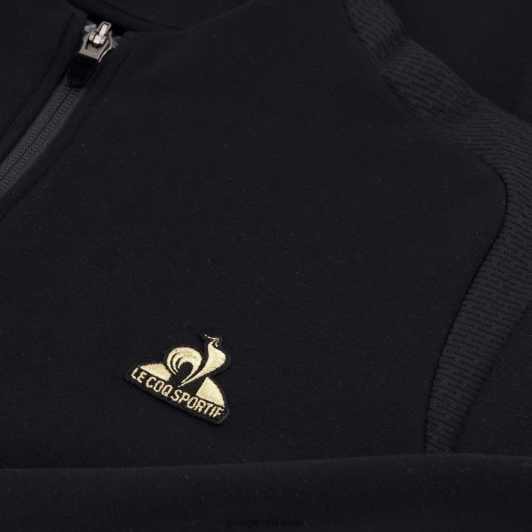 Жене Le Coq Sportif дуксерица црна одећу LVZN2D314