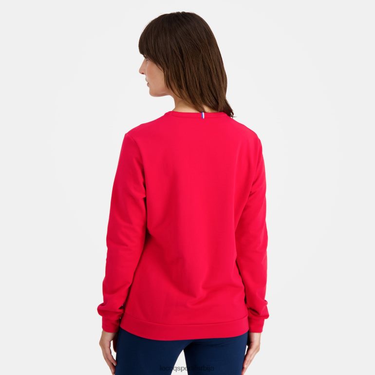 Жене Le Coq Sportif дуксерица црвена одећу LVZN2D595