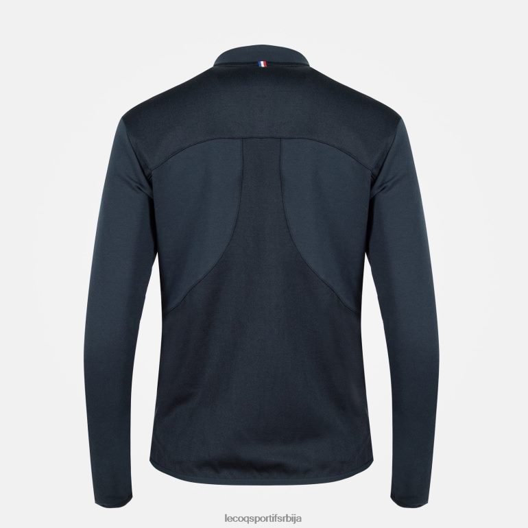 Жене Le Coq Sportif дуксерица плава са патентним затварачем одећу LVZN2D607