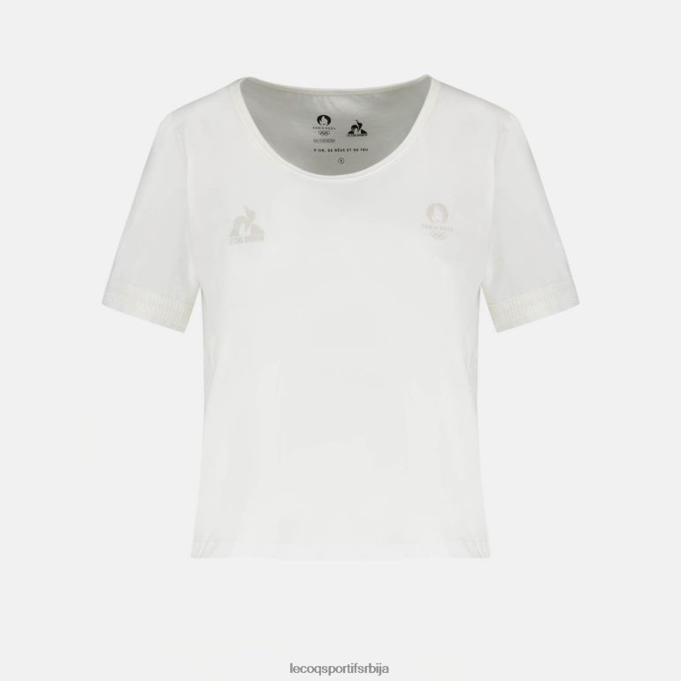 Жене Le Coq Sportif мајица бела одећу LVZN2D341