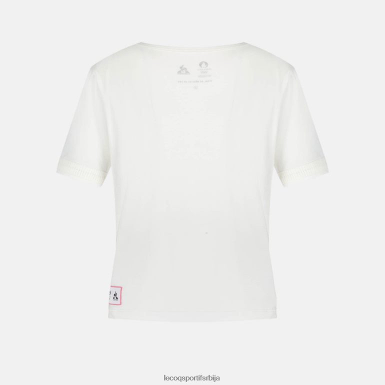 Жене Le Coq Sportif мајица бела одећу LVZN2D341
