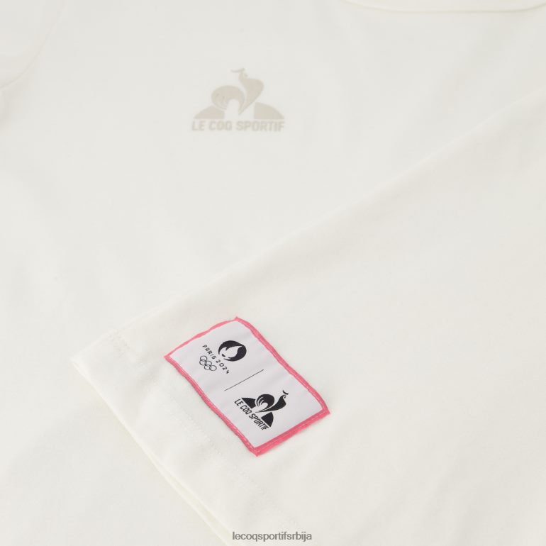Жене Le Coq Sportif мајица бела одећу LVZN2D341