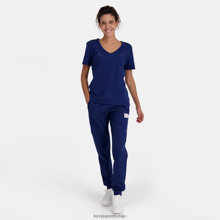 Жене Le Coq Sportif мајица плава одећу LVZN2D342