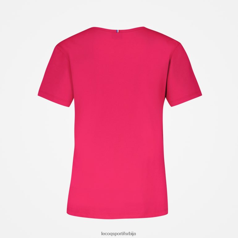 Жене Le Coq Sportif мајица црвена одећу LVZN2D348