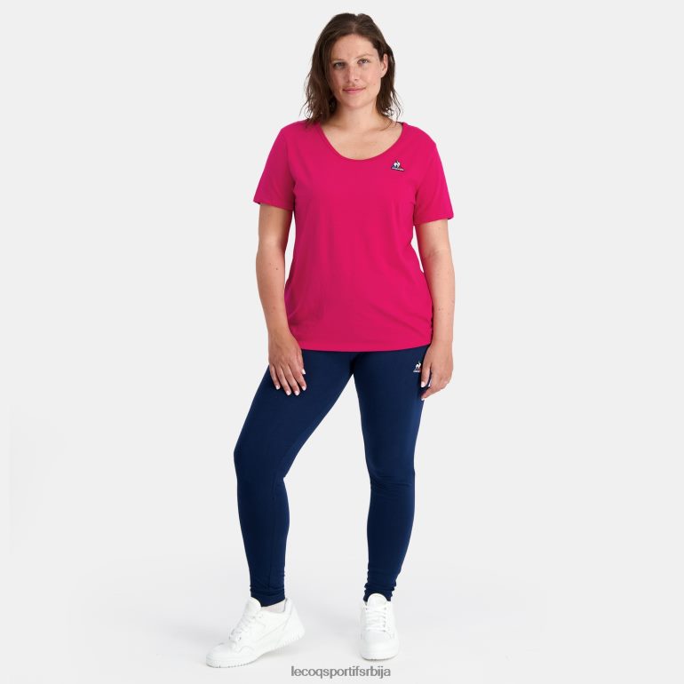 Жене Le Coq Sportif мајица црвена одећу LVZN2D348