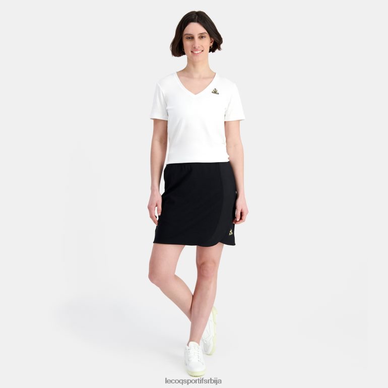 Жене Le Coq Sportif мајица бела одећу LVZN2D352