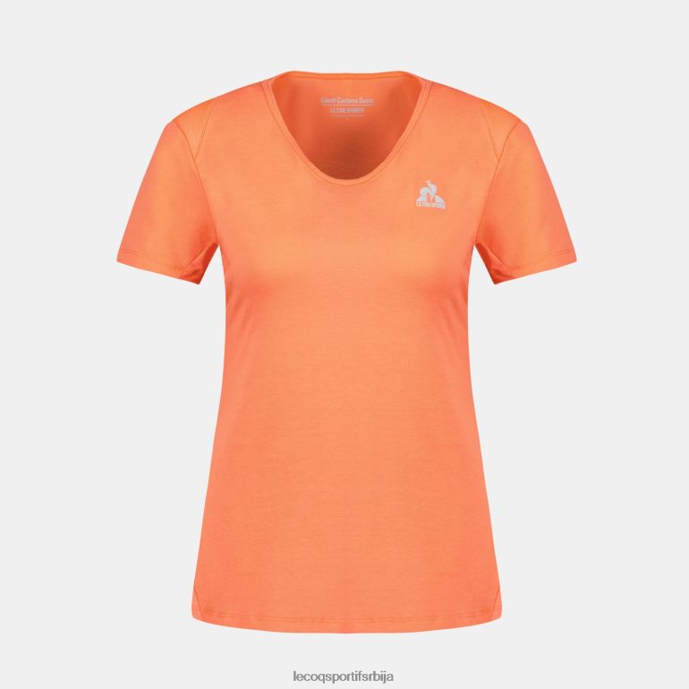 Жене Le Coq Sportif мајица наранџаста одећу LVZN2D355