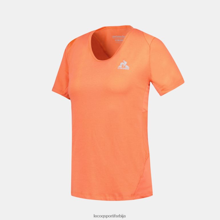 Жене Le Coq Sportif мајица наранџаста одећу LVZN2D355
