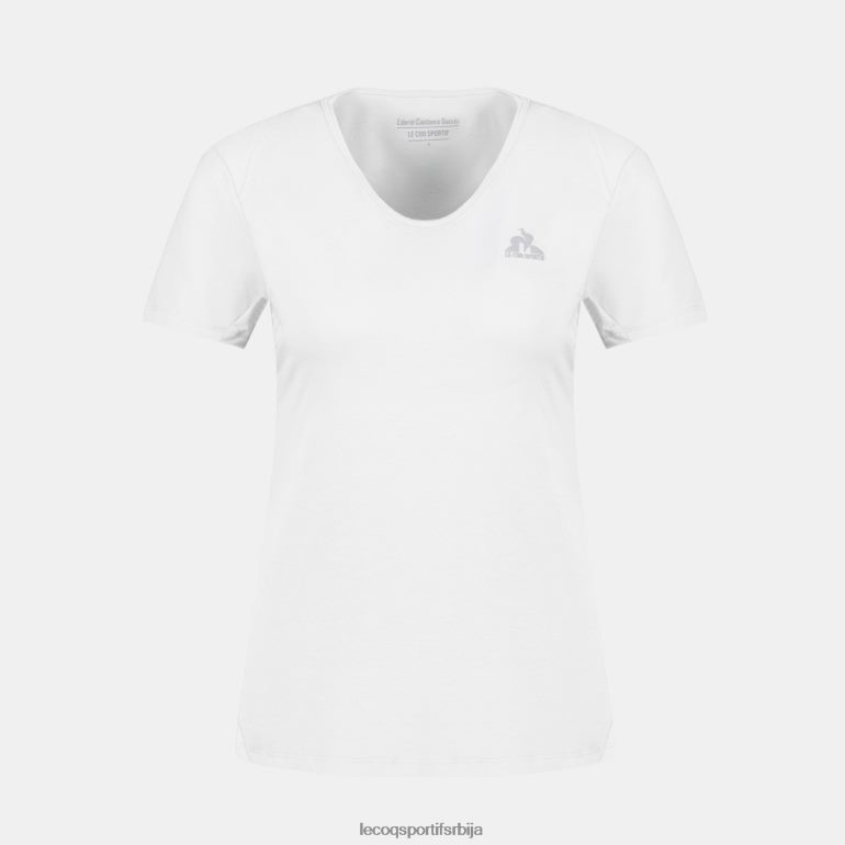 Жене Le Coq Sportif мајица бела одећу LVZN2D356