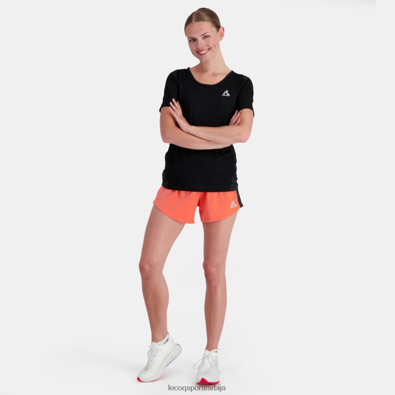 Жене Le Coq Sportif мајица црна одећу LVZN2D357