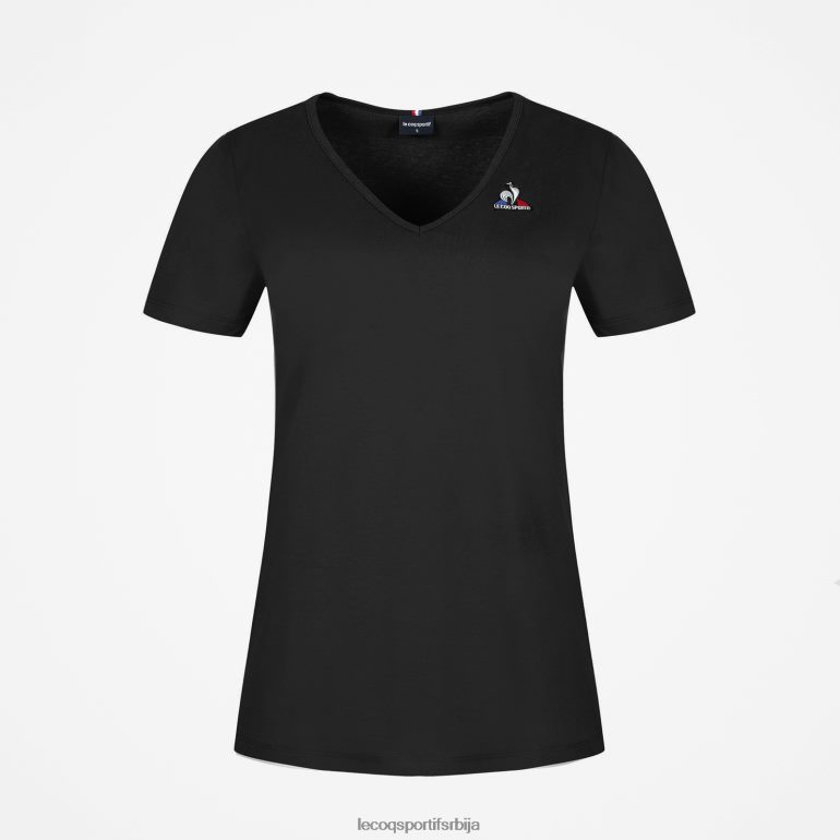Жене Le Coq Sportif мајица црна одећу LVZN2D360