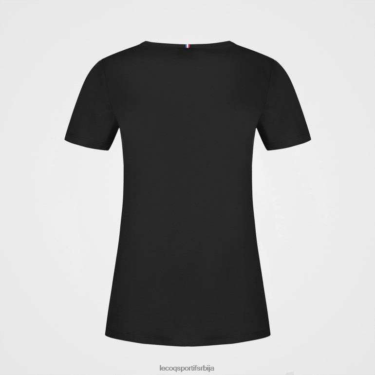 Жене Le Coq Sportif мајица црна одећу LVZN2D360