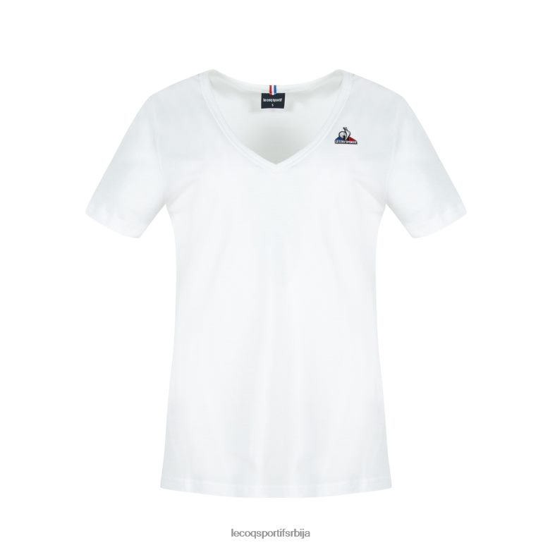 Жене Le Coq Sportif мајица бела одећу LVZN2D361
