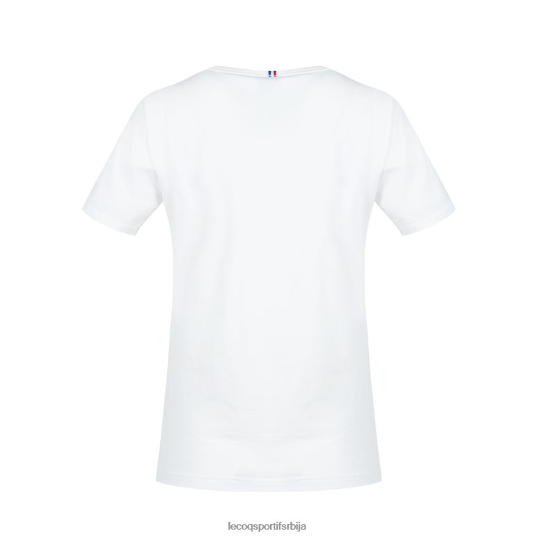 Жене Le Coq Sportif мајица бела одећу LVZN2D361