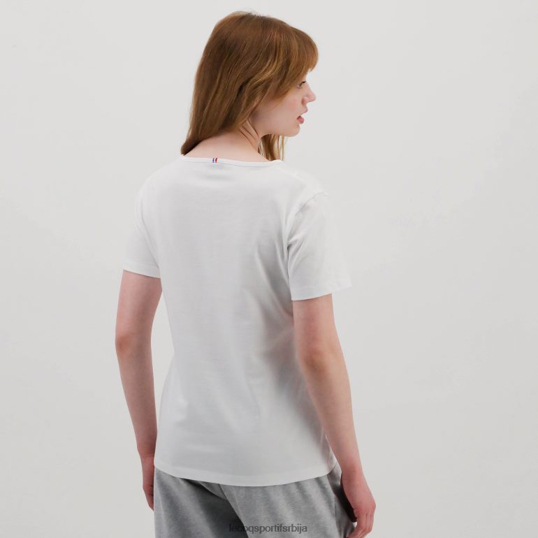 Жене Le Coq Sportif мајица бела одећу LVZN2D361