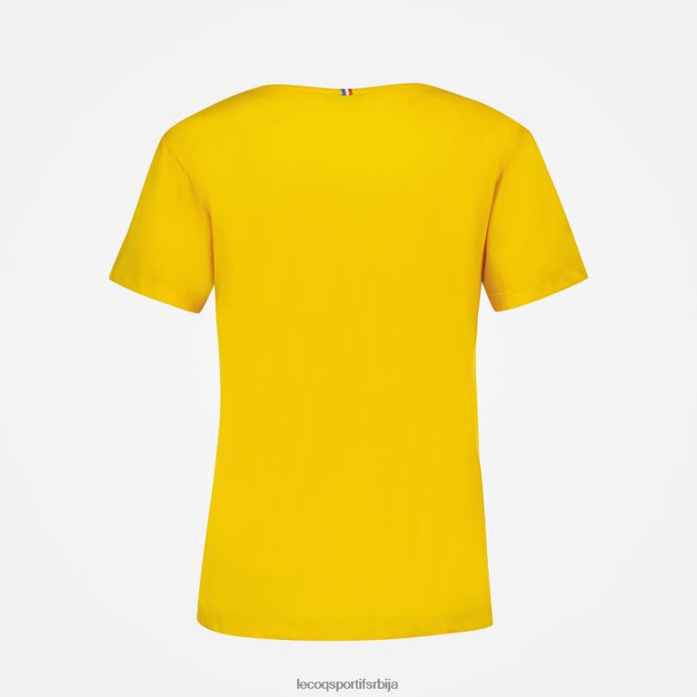 Жене Le Coq Sportif мајица жута одећу LVZN2D594