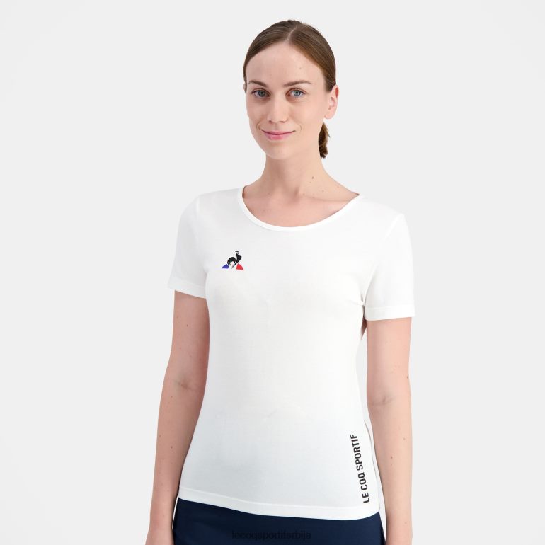 Жене Le Coq Sportif мајица бела одећу LVZN2D608