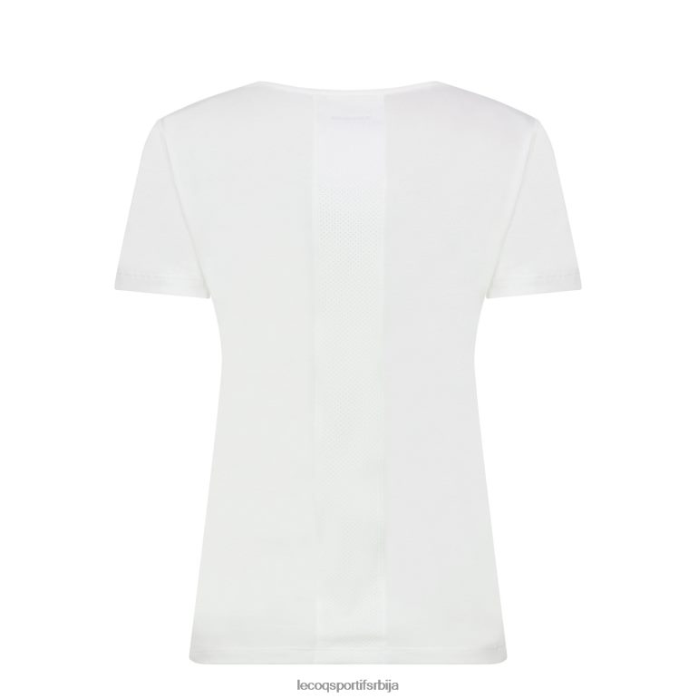 Жене Le Coq Sportif мајица бела одећу LVZN2D608