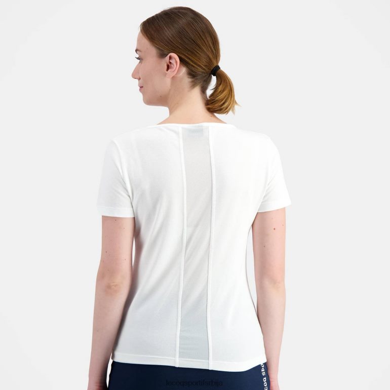 Жене Le Coq Sportif мајица бела одећу LVZN2D608