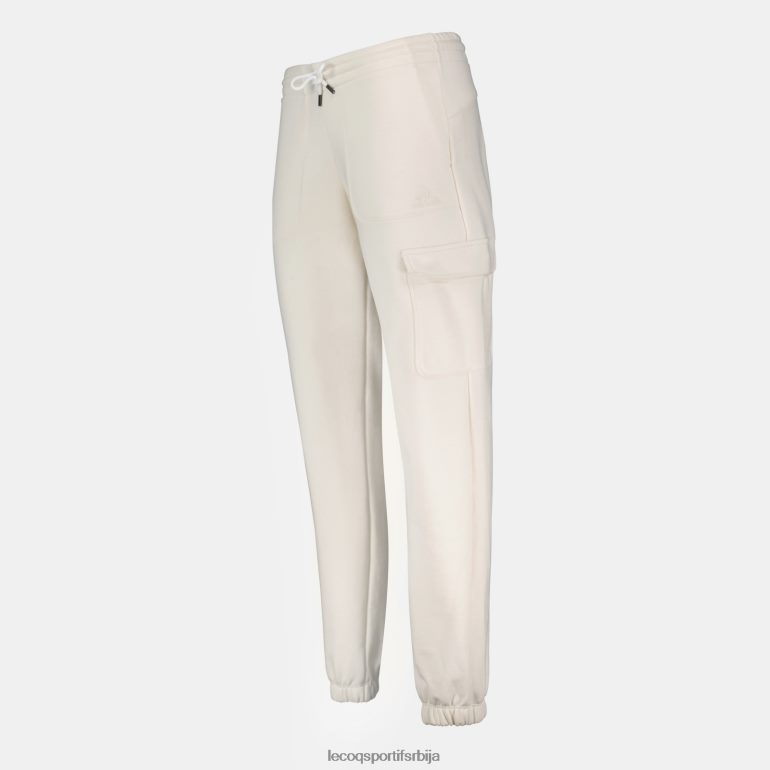 Жене Le Coq Sportif панталоне беле одећу LVZN2D322