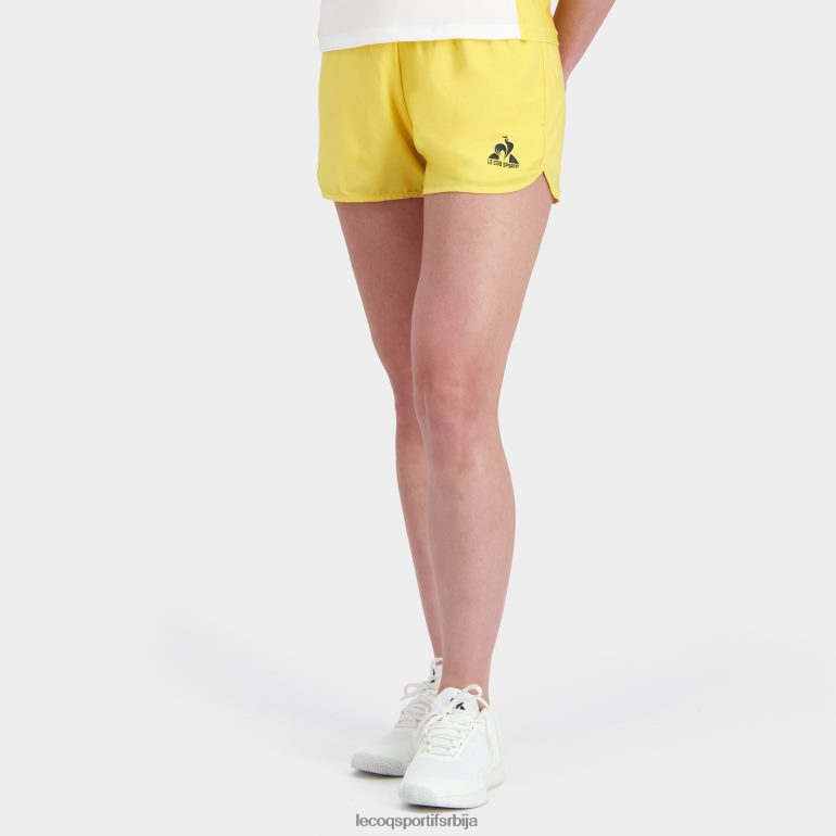Жене Le Coq Sportif шорц жути одећу LVZN2D325