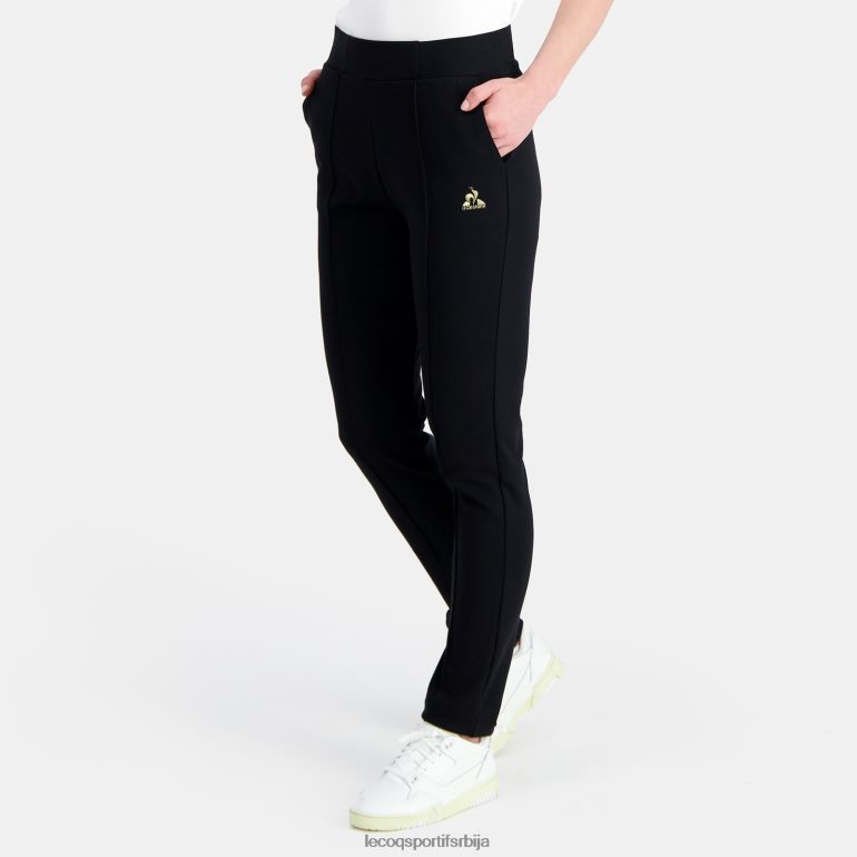 Жене Le Coq Sportif панталоне црне одећу LVZN2D328