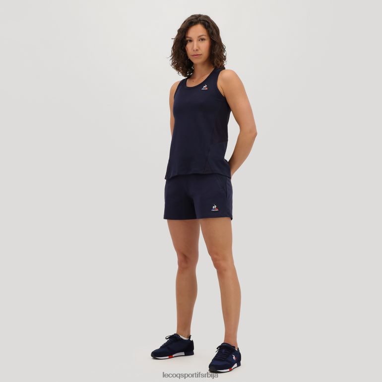 Жене Le Coq Sportif шорц плаве боје одећу LVZN2D617