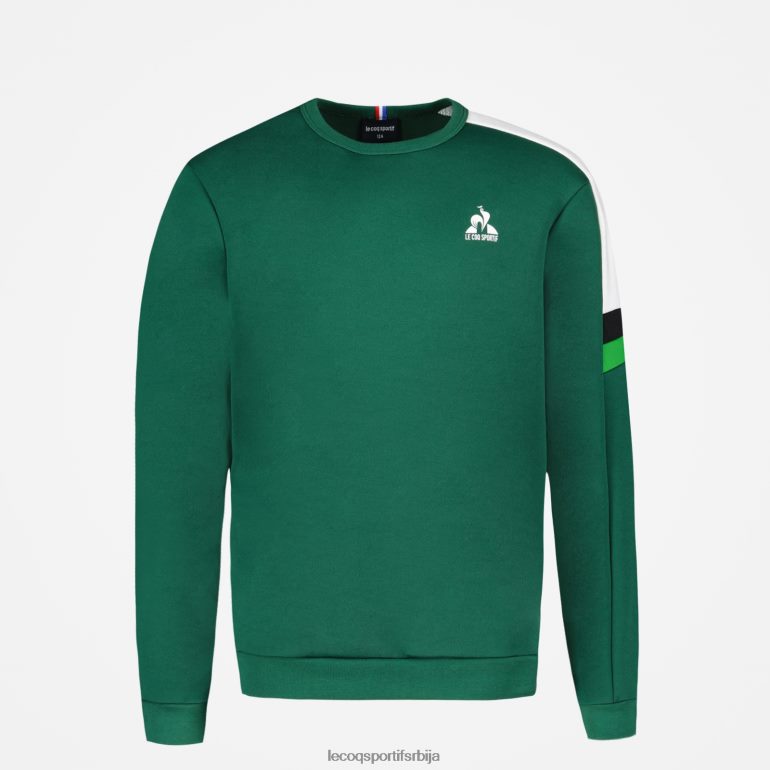 деца Le Coq Sportif дуксерица зелена одећу LVZN2D392