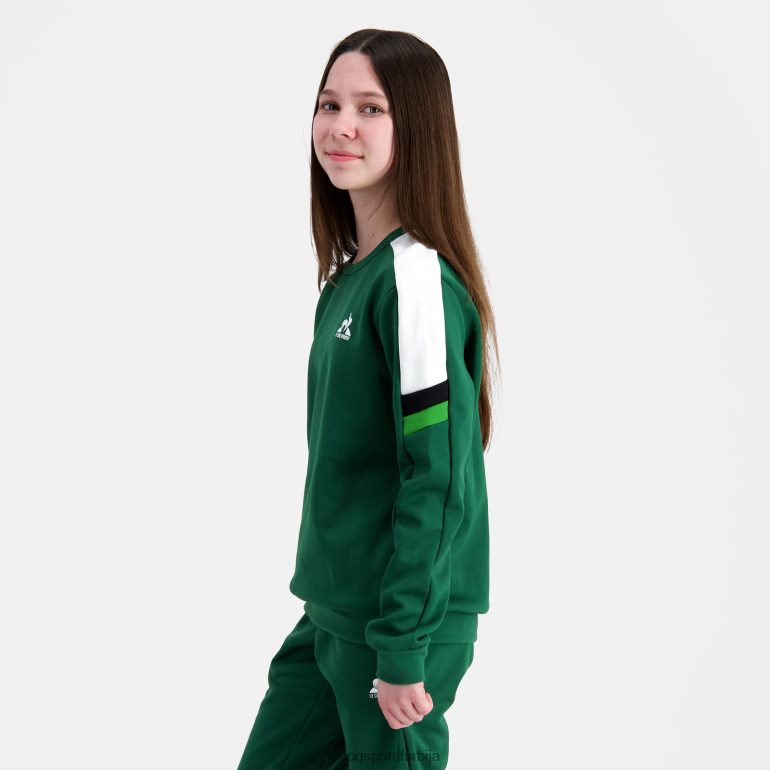 деца Le Coq Sportif дуксерица зелена одећу LVZN2D392