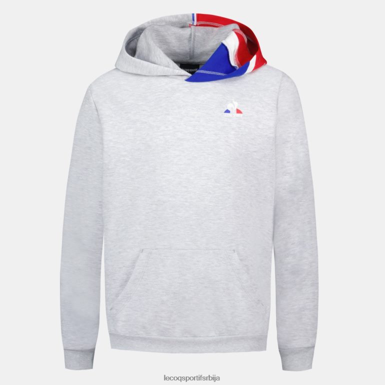 деца Le Coq Sportif дуксерица с капуљачом сива одећу LVZN2D393