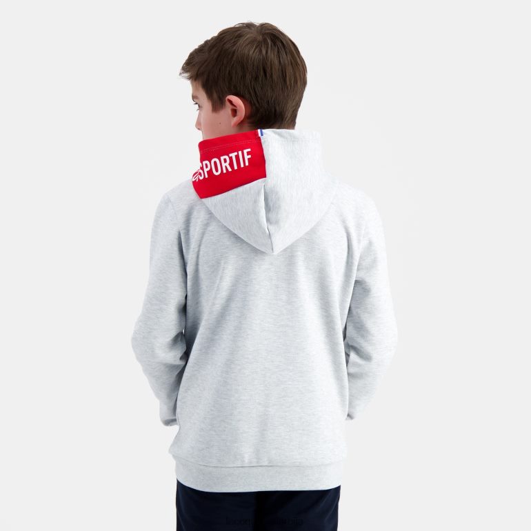 деца Le Coq Sportif дуксерица с капуљачом сива одећу LVZN2D393
