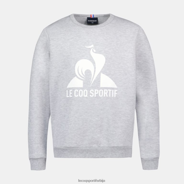деца Le Coq Sportif дуксерица сива одећу LVZN2D397
