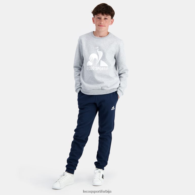 деца Le Coq Sportif дуксерица сива одећу LVZN2D397