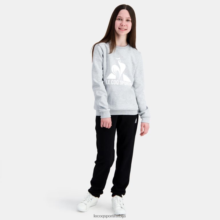 деца Le Coq Sportif дуксерица сива одећу LVZN2D397