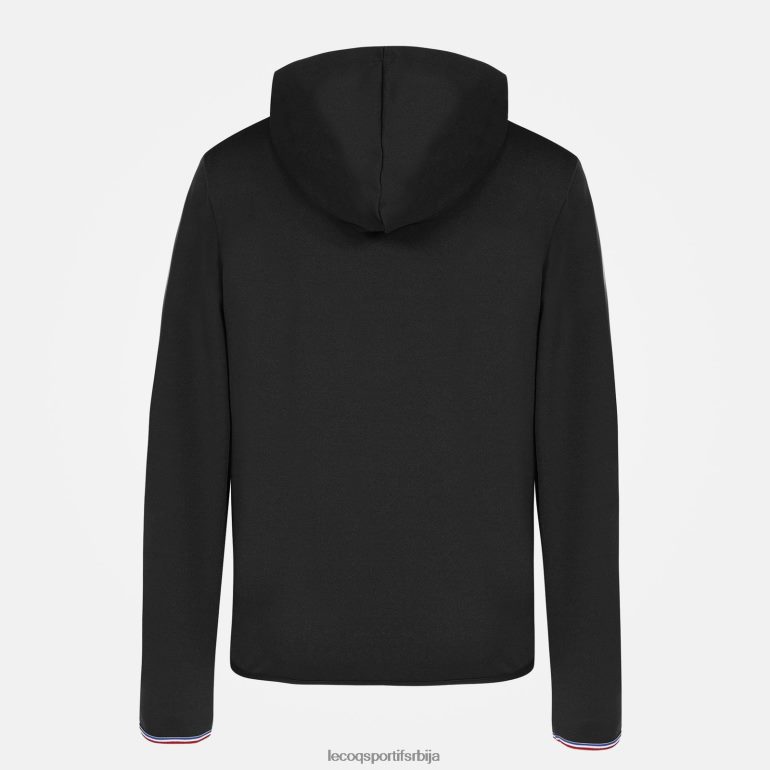 деца Le Coq Sportif дуксерица са капуљачом и црним патентним затварачем одећу LVZN2D400