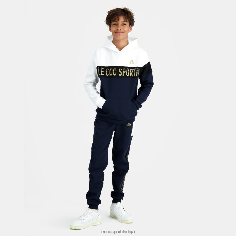 деца Le Coq Sportif дуксерица са капуљачом плава одећу LVZN2D638