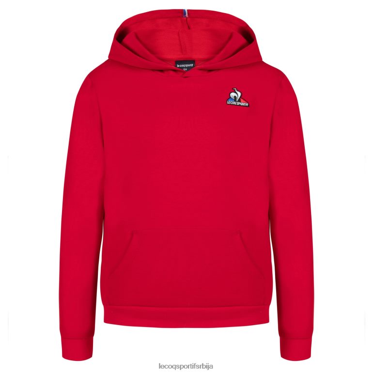 деца Le Coq Sportif дуксерица са капуљачом црвена одећу LVZN2D668
