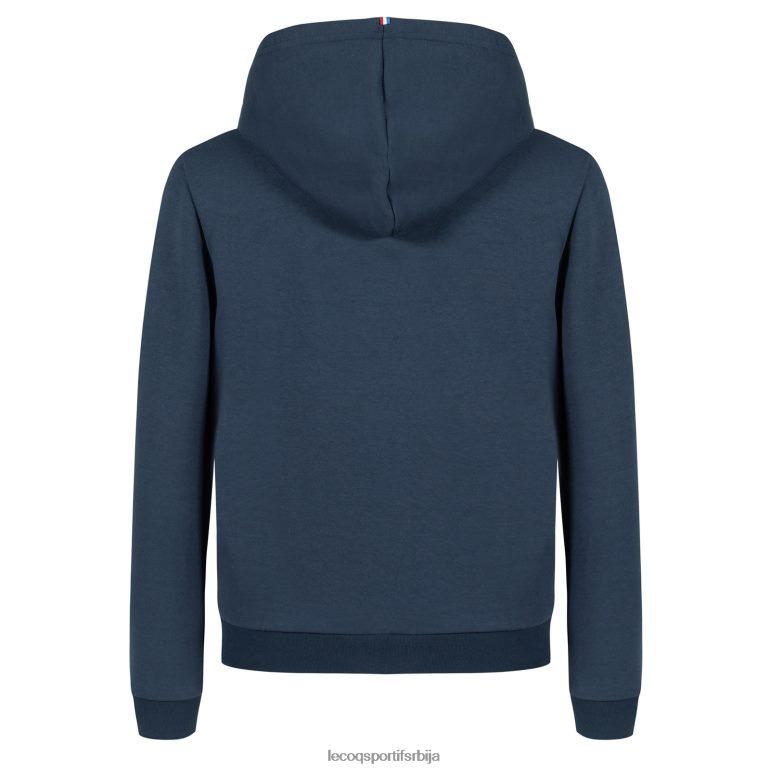 деца Le Coq Sportif дуксерица са капуљачом и плавим патентним затварачем одећу LVZN2D670