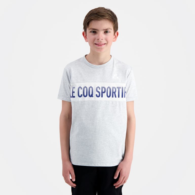 деца Le Coq Sportif мајица сива одећу LVZN2D378