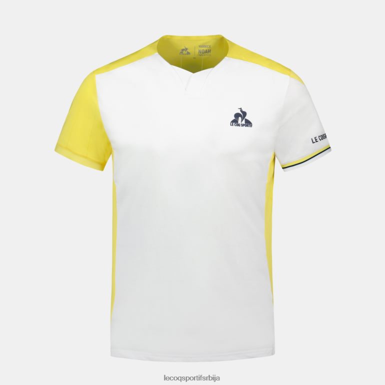 деца Le Coq Sportif мајица бела одећу LVZN2D380