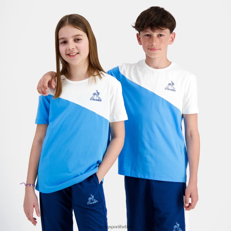 деца Le Coq Sportif мајица плава одећу LVZN2D381