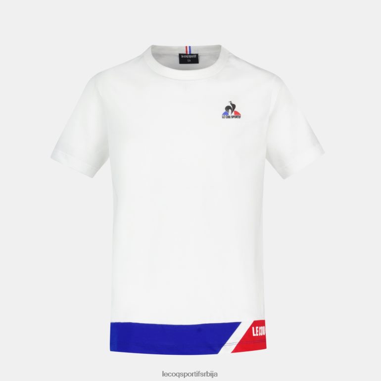 деца Le Coq Sportif мајица бела одећу LVZN2D383