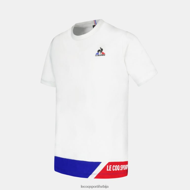 деца Le Coq Sportif мајица бела одећу LVZN2D383