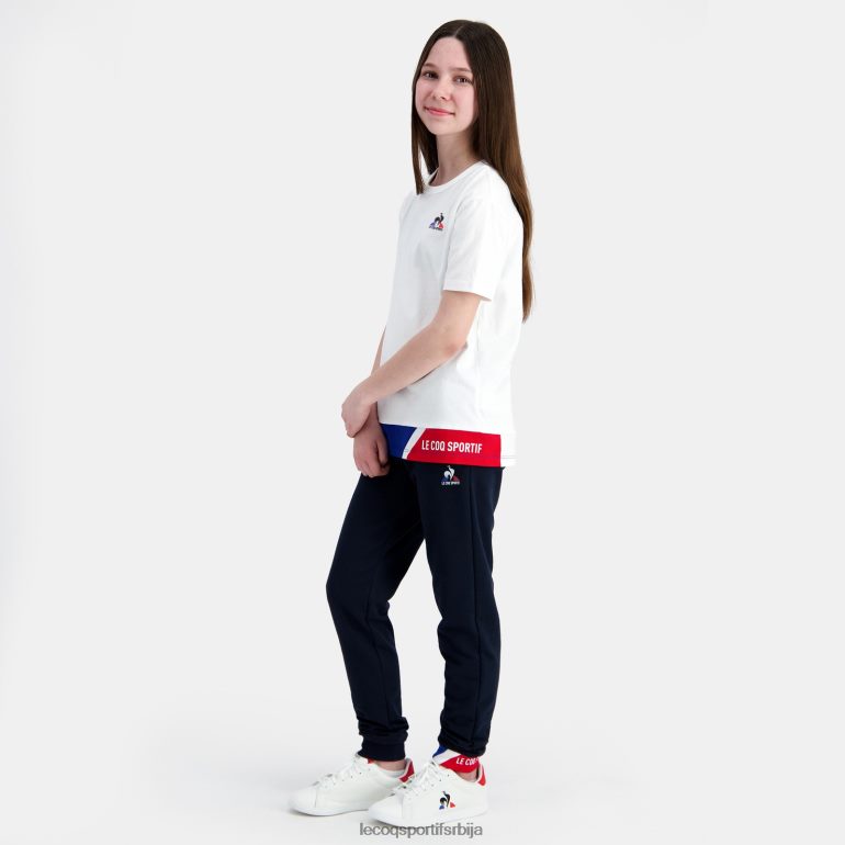 деца Le Coq Sportif мајица бела одећу LVZN2D383