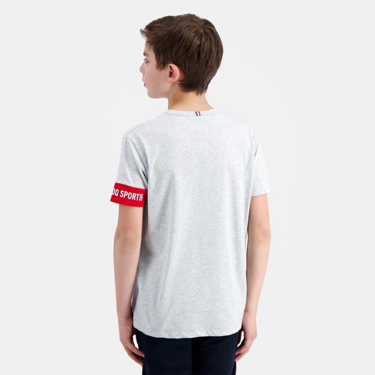 деца Le Coq Sportif мајица сива одећу LVZN2D384