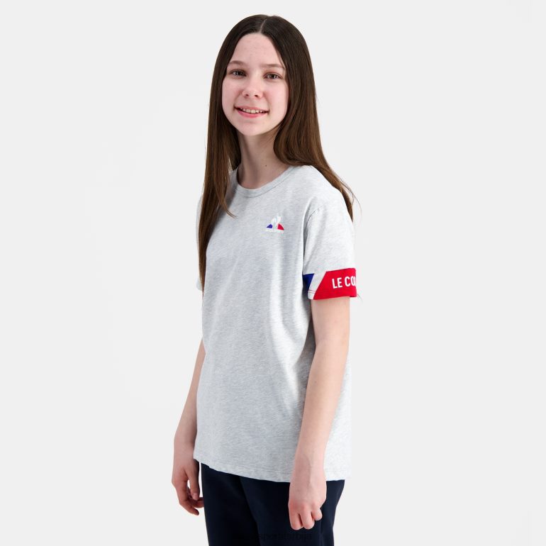 деца Le Coq Sportif мајица сива одећу LVZN2D384