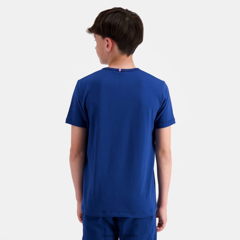 деца Le Coq Sportif мајица плава одећу LVZN2D386