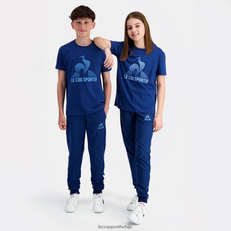 деца Le Coq Sportif мајица плава одећу LVZN2D386